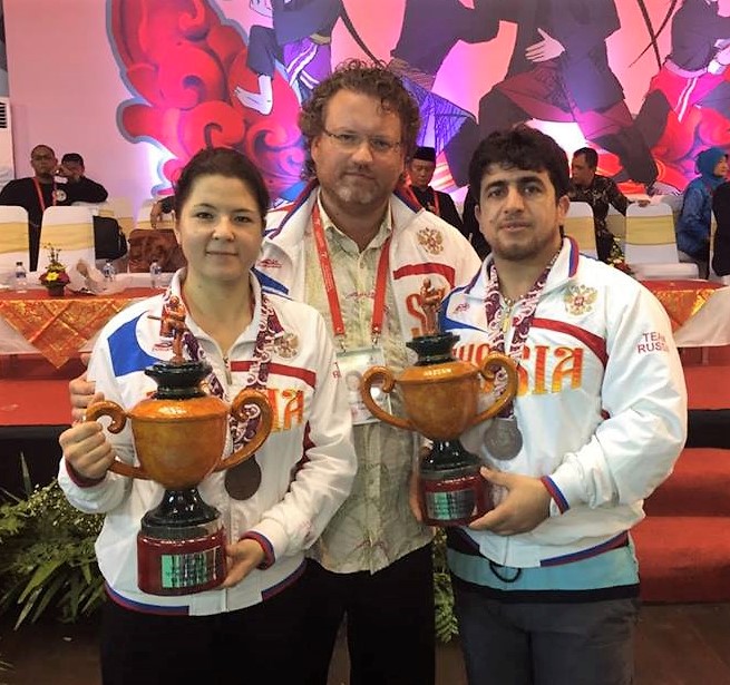 Lyaysana Burnasheva bronze medal at Pencak Silat World Championships, Bali Indonesia 2016